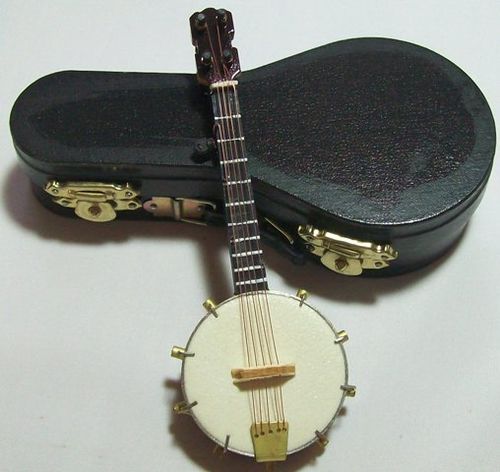 (€ 14,50/VKE) Banjo mit Koffer, 10 cm