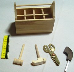 (€ 5,00/VKE) Handwerkerkasten Holz